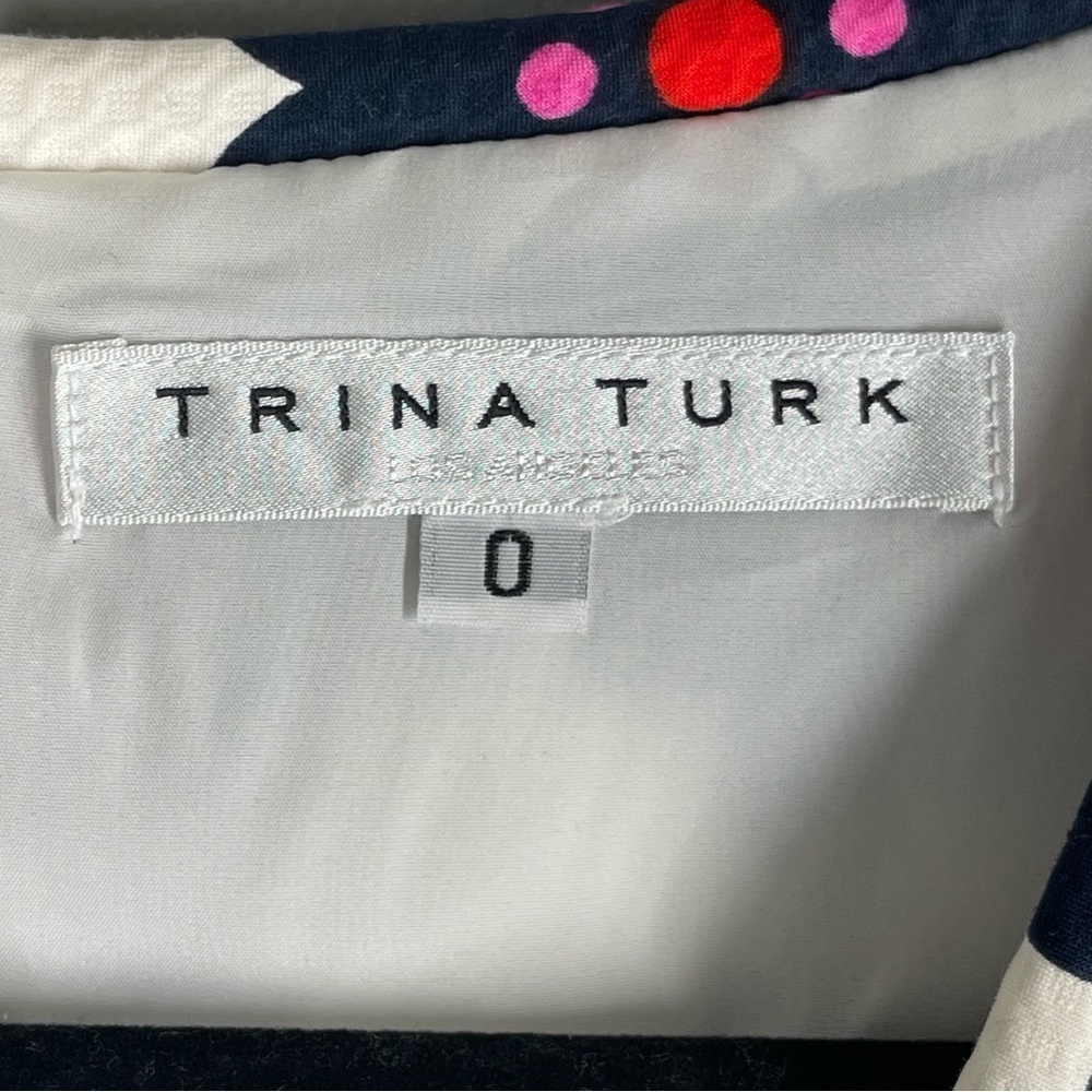 TRINA TURK Jungle Island V-Neck Shift
Dress Women Size 0, Sleeveless, - Picture 6 of 12